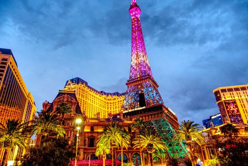 Eiffel Tower at Paris Las Vegas — Dramatic Edit — Las Vegas