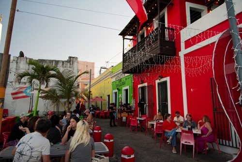 Restaurant Scene Img2565 — Old San Juan (Viejo San Juan), Puerto Rico