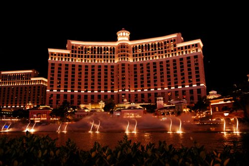 Bellagio Hotel at Night — Las Vegas, Nevada